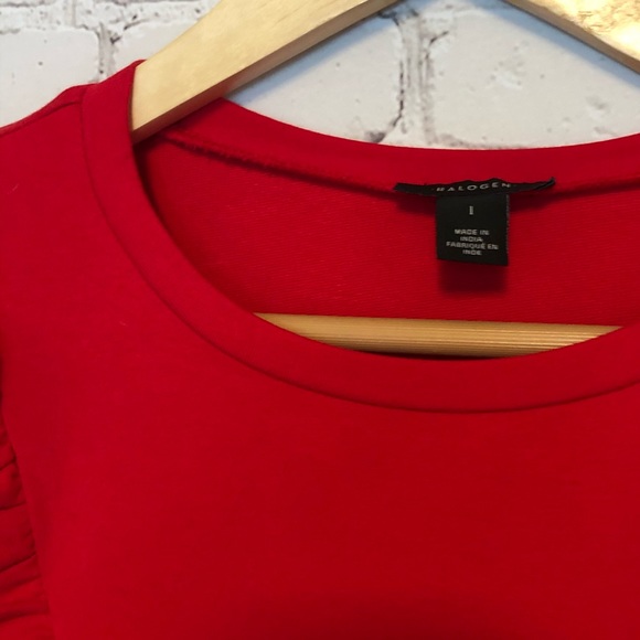 Halogen ruffle wrap top - Picture 2 of 4